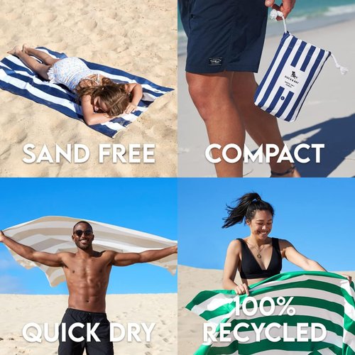 Dock & Bay Customized Beach Towel - Quick Dry & Sand Free - Compact & Lightweight - Large Cabana in Waikiki Coral Red