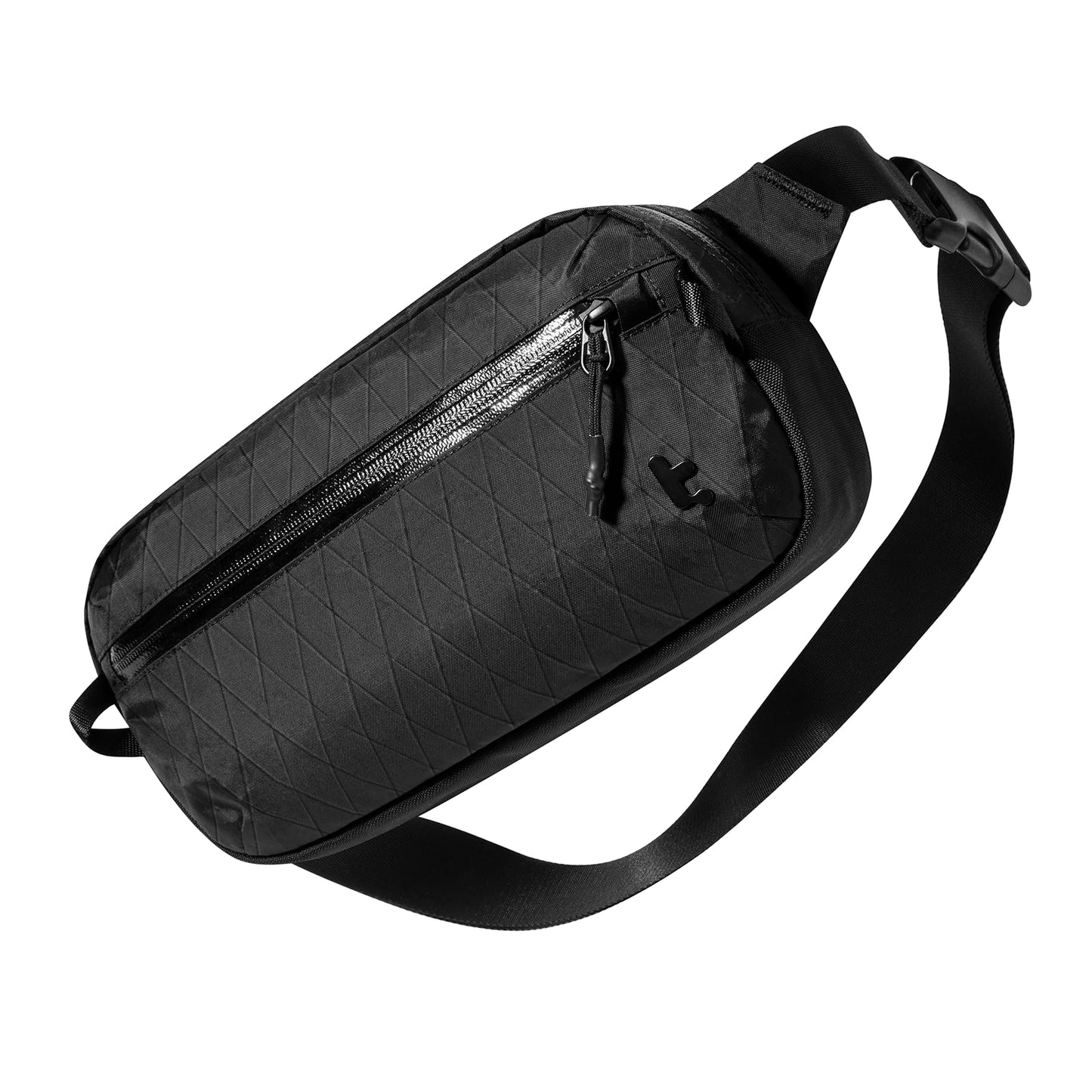 tomtoc 3.5L X-Pac Sling Bag with RFID Blocking, Crossbody Bag Minimalist Chest Shoulder Pack for Men/Women, Water-resistant Lightweight Casual Funny Pack for Travel/Daily Commute