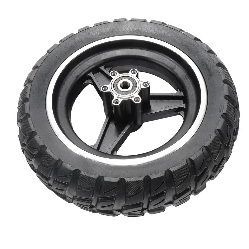 10x2.70-6.5 Solid Tire, 10 Inch Electric Scooter Solid Wheel Puncture-Proof Tire Replacement for Evercross H5 70/65-6.5 Electric Scooter Super-Grip Replacement Wheel