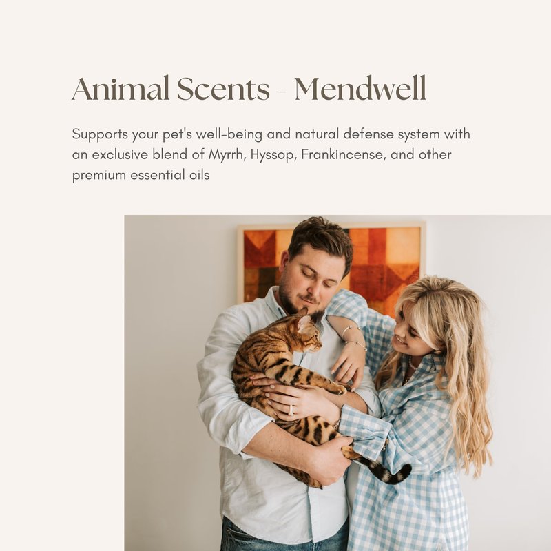 Young Living Animal Scents Mendwell, 15ml | Animal Care | Pet Essential | Supports Healthy-Looking Coat & Skin | Soothes and Moisturizes Sensitive, Dry Skin | Infused with Essential Oils