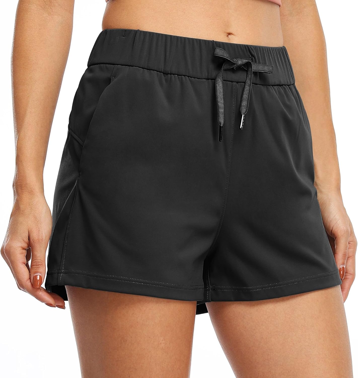Willit Women's Hiking Shorts - Comfy Athletic Yoga & Lounge Wear with Pockets | 2.5" Inseam