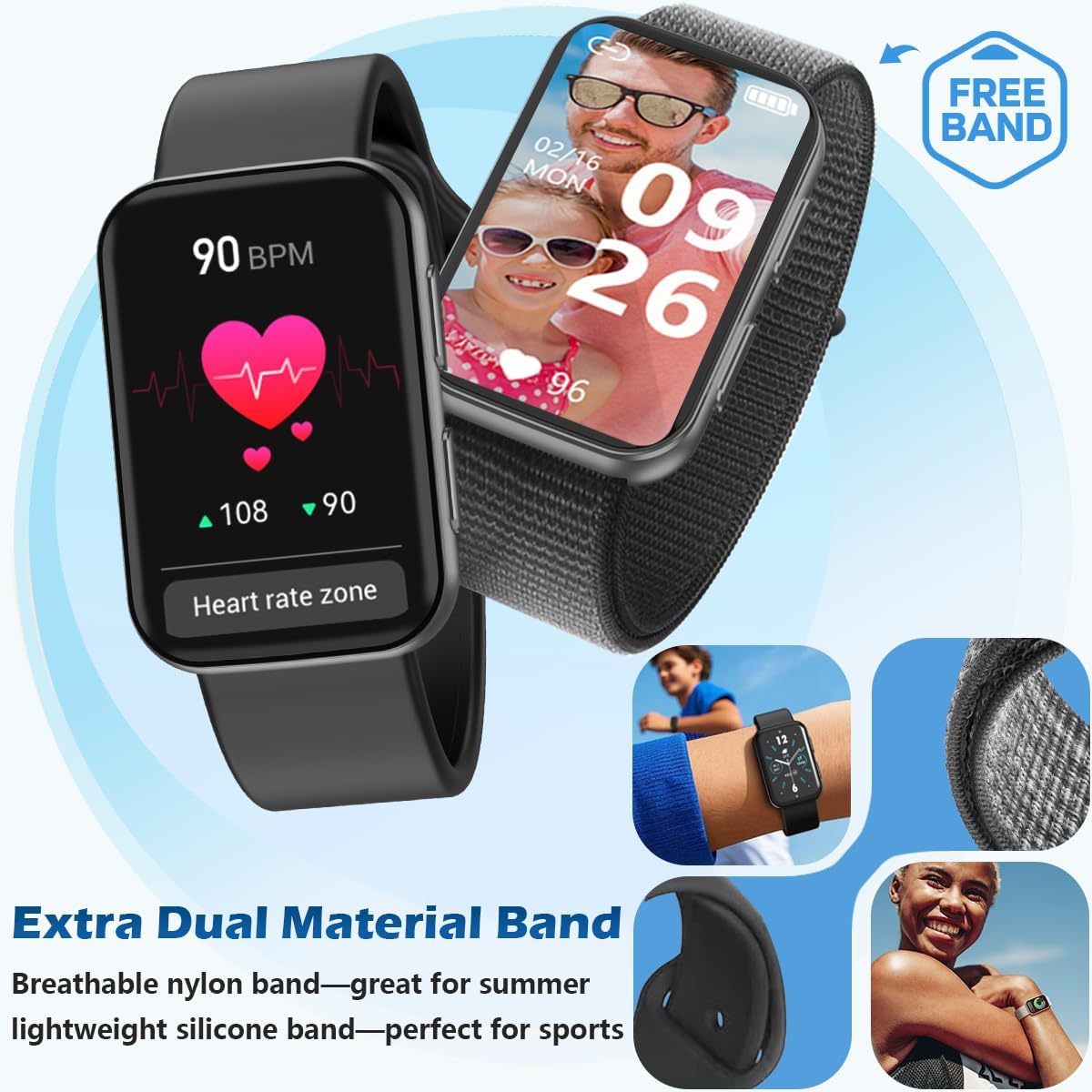 MorePro Smart Fitness Tracker - Advanced Health Monitoring Smartwatch | Sleek Design & Versatile Features