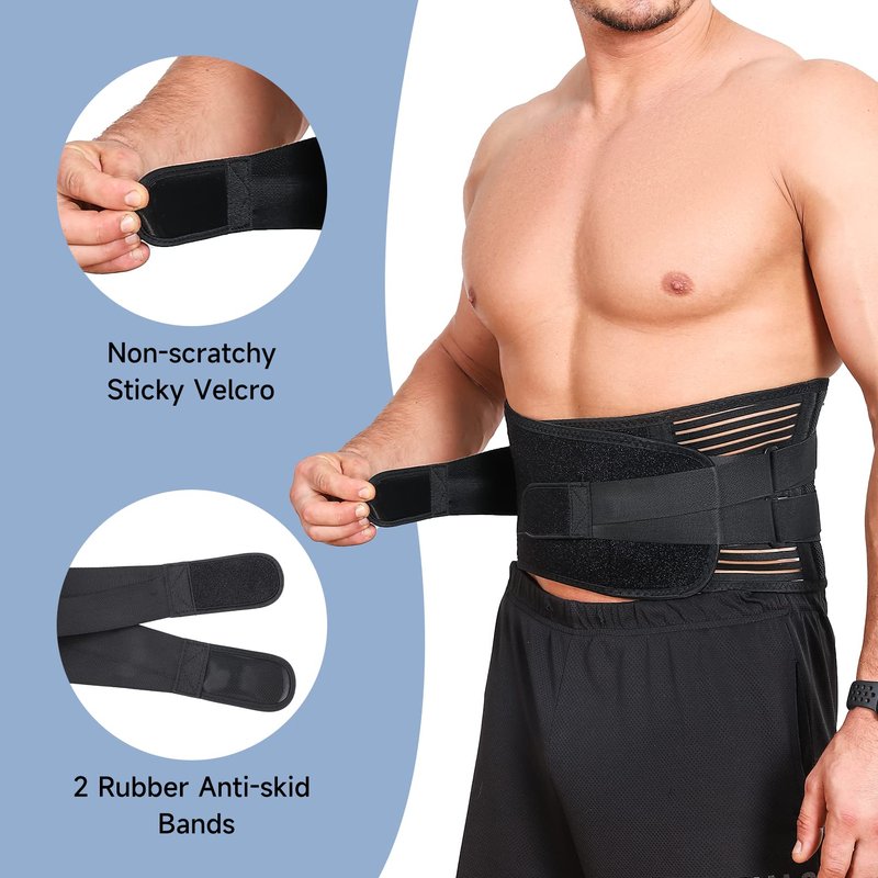 Bynccea Back Braces for Men and Women Relief from Back Pain, Breathable Back Support Belt for Heavy lifting, Lumbar Support Belt for Herniated Disc, Sciatica, Scoliosis