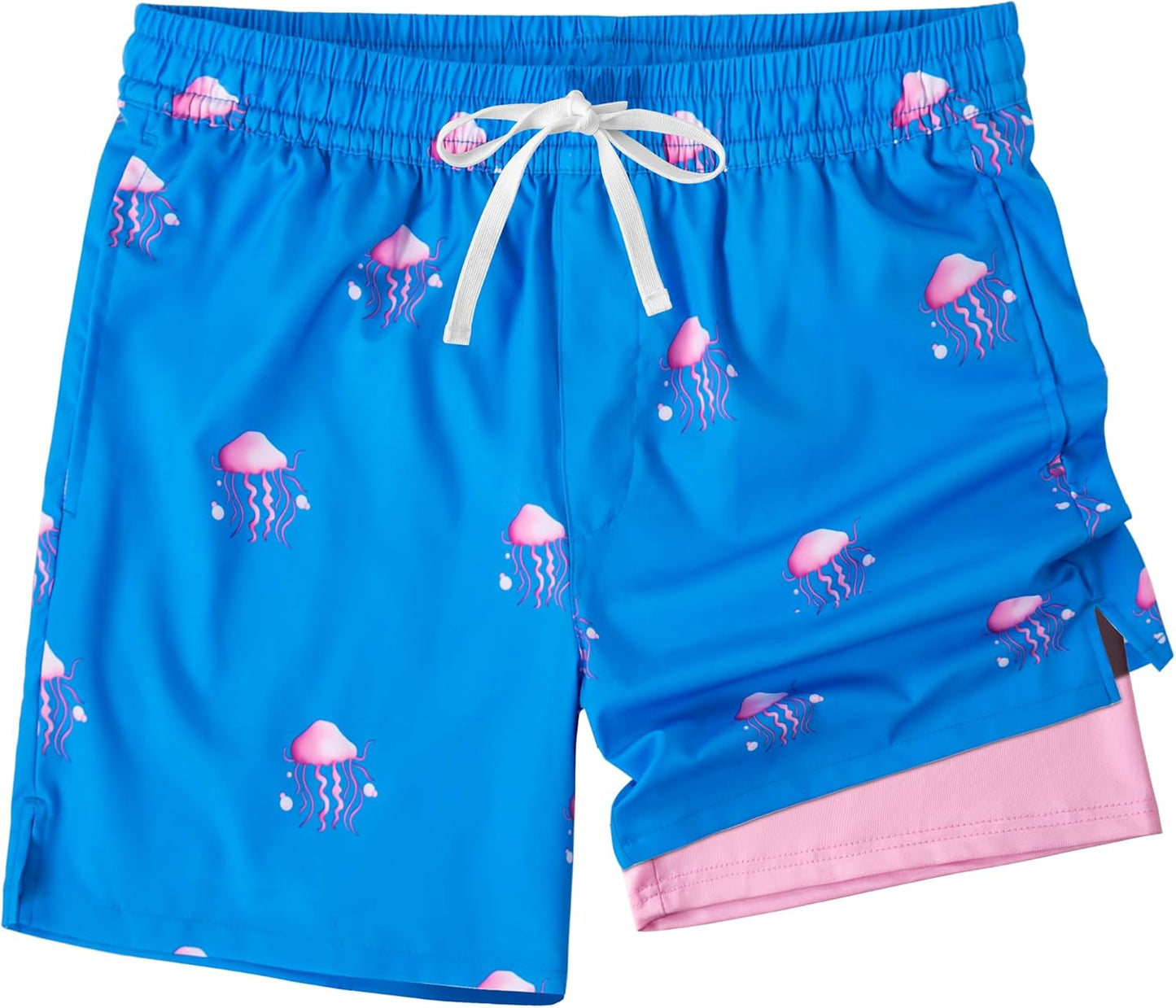XOMZG Men's Swim Trunks - Quick-Dry Beach Shorts with Mesh Lining & Pockets | Hawaiian Print