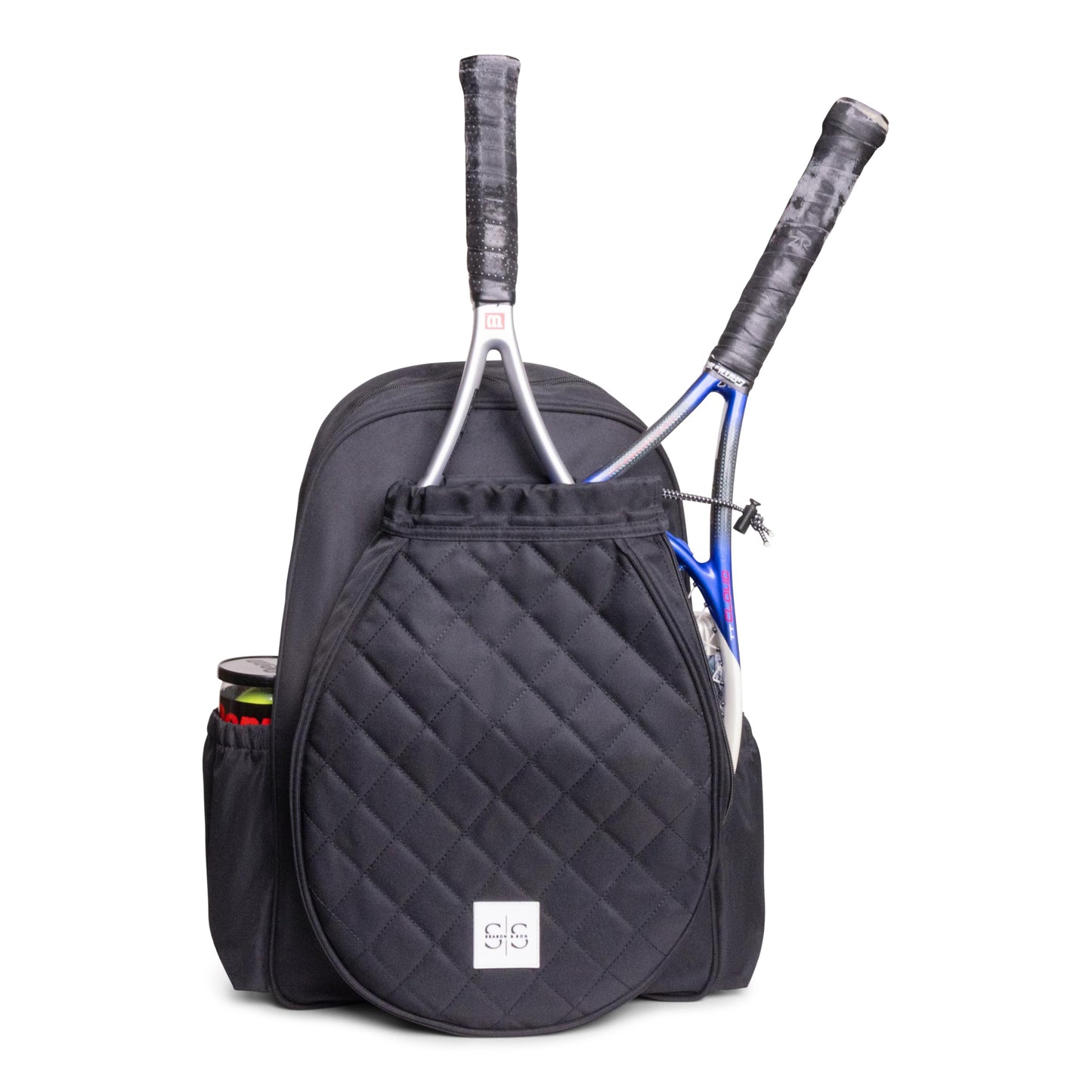 Womens Tennis Bag, Tennis Racket Bag Vented Shoe Pocket, Tennis Backpack for Women Men Holds 2 Rackets, Compact Backpack Storage Organization for Balls, Shoes, & More, Suitable for Tennis Pickleball
