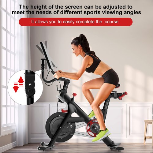 COOLWUFAN 360 Degree Screen Swivel Mount for Peloton Bike, Upgraded Swivel for Peloton, Accessory to Turn for Peloton Bike Screens, Accessories for Peloton(Not Compatible with Bike+)