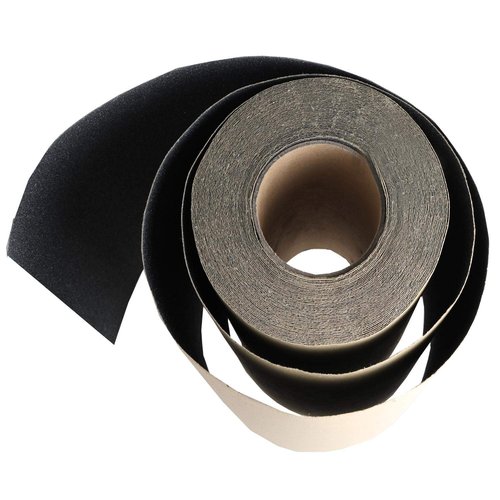 11 Inch by 60 feet Black Roll of Skateboard Grip Tape, ZUEXT Bubble Free Waterproof Scooter Grip Tape, Longboard Griptape, Anti Slip Sandpaper for Rollerboard Stairs Pedal Wheelchair Steps (27x1828cm)