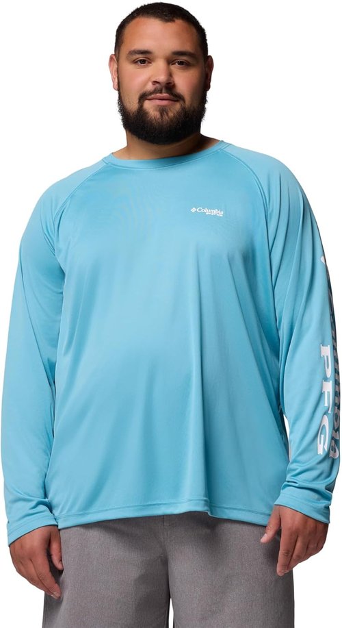 Columbia Men's PFG Terminal Tackle Long Sleeve Fishing Shirt - Quick-Dry Fabric, Lightweight