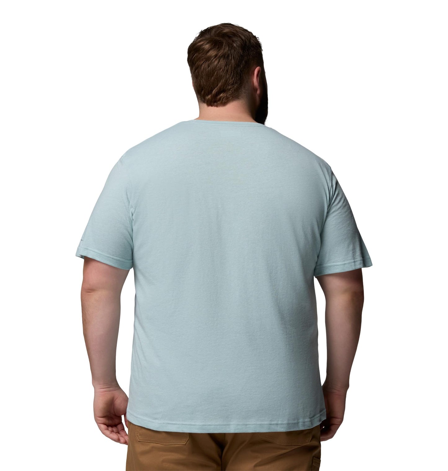 Columbia Men's Thistletown Hills Short Sleeve T-Shirt, Crushed Blue/Heather, X-Large