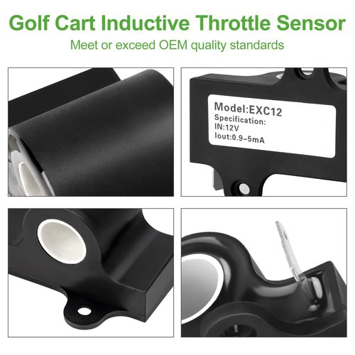 10L0L Golf Cart Inductive Throttle Sensor for EZGO TXT Medalist Electric 1994 & Up Golf Carts Replaces 25854G01 25854-G01