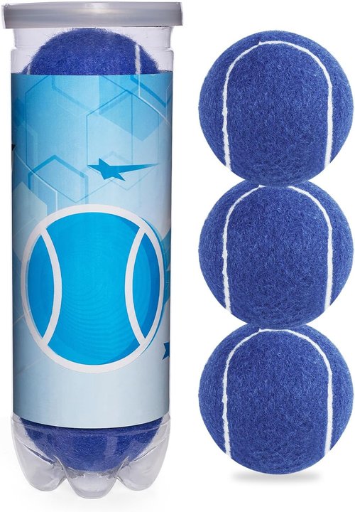 High-Visibility Tennis Balls by [Brand Name] - Durable 3/4 Pack for Training & Dog Exercise | Ideal for All Court Surfaces
