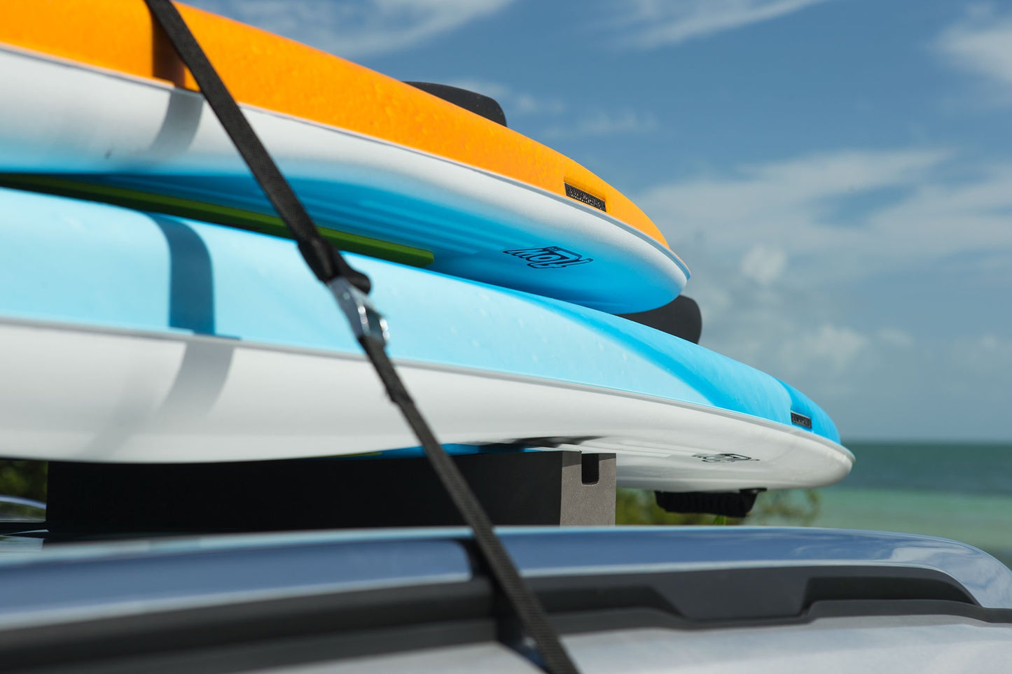 Pelican Boats - Universal Kayak & SUP Car-Top Roof Carrier Kit – PS0481-3 - Fits Vehicles – Heavy Duty & Safe