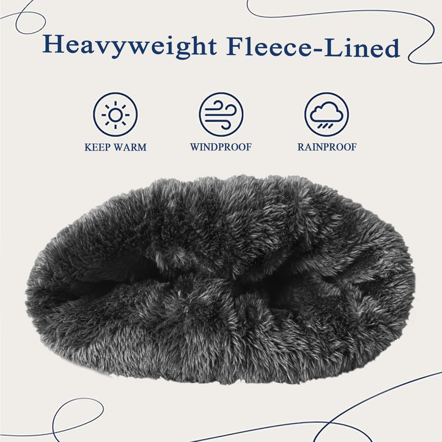 HUIGONGSHOU Vintage Cuffed Knit Beanie with Pom-Pom – Winter Hat Skull Warm Thick Cap for Men, Women & Fans