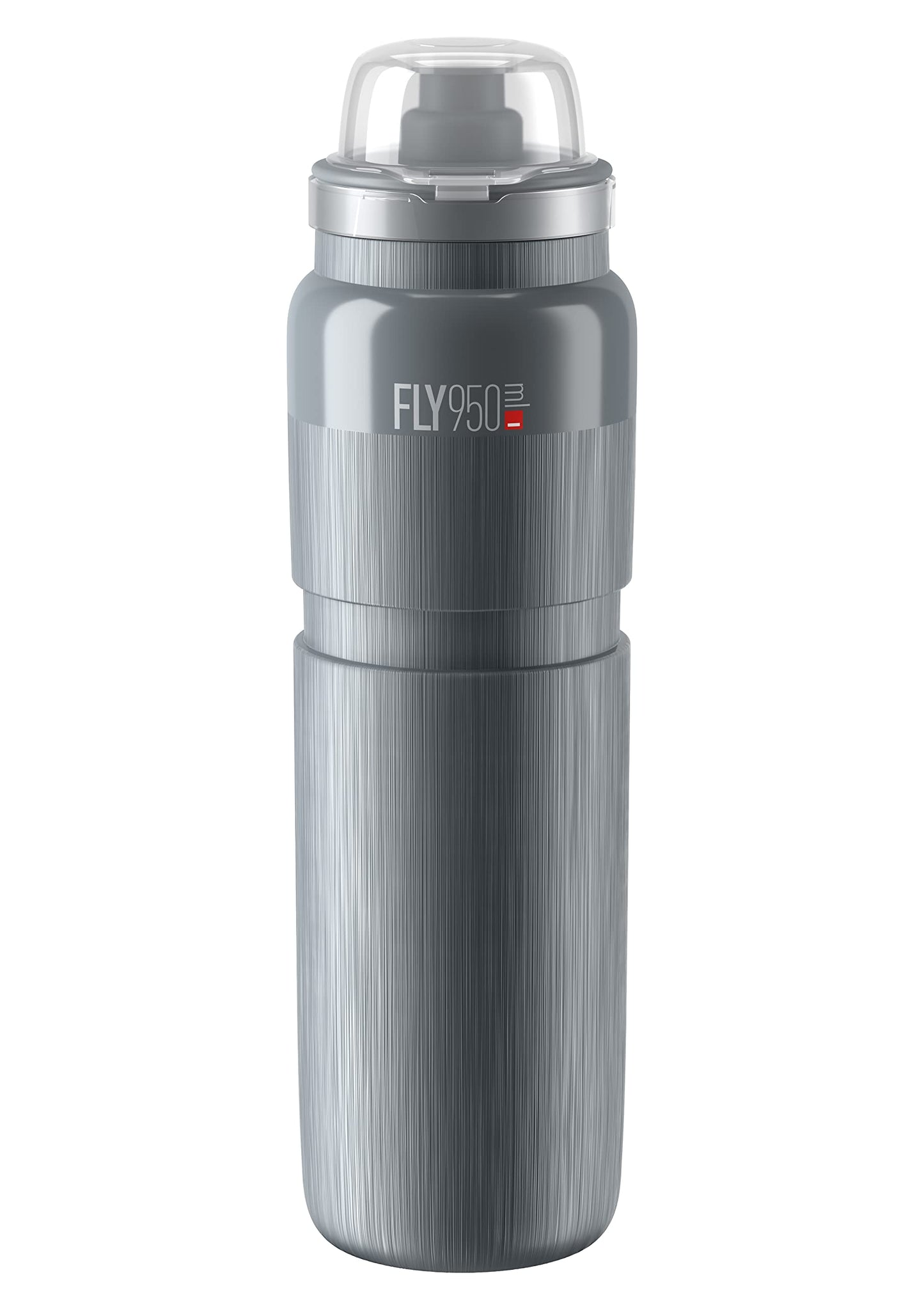 Elite Fly MTB Water Bottle – 950ml – TEX GREY – Ultra-Light, Dust-Proof for Mountain & Gravel Cycling