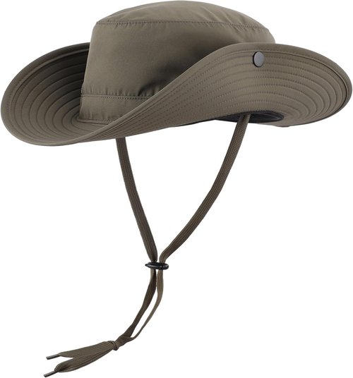 Connectyle Wide Brim Sun Hat - UPF 50+ UV Protection Cowboy Hat for Outdoor Fishing & Hiking