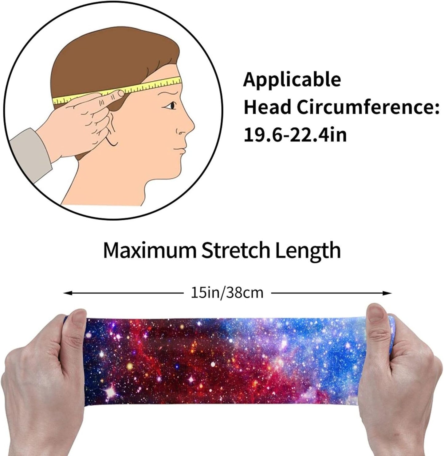 Skiennix Sports Sweatband - Sweat-Absorbing Headbands for Running, Yoga & Fitness | Unisex Design