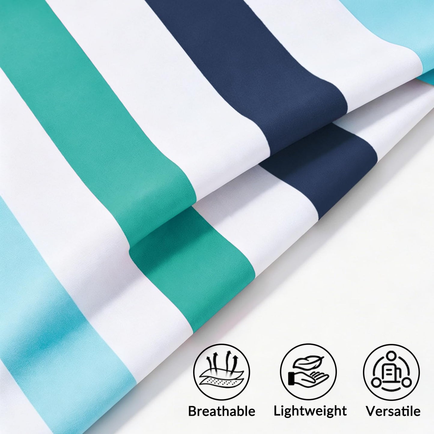 Exclusivo Mezcla 4 Pack Microfiber Quick Dry Beach Towels, Oversized Lightweight Sandfree Pool Towels for Swimming Camping Travel with Bagn (Multi, 35x70 Inches)