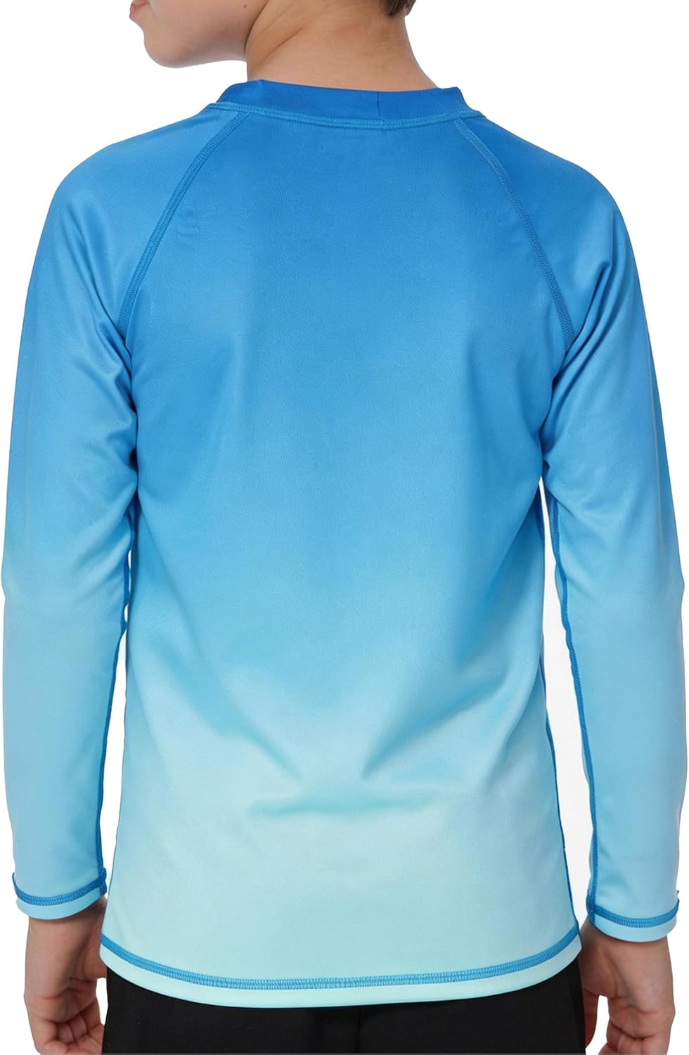 Skiennix Boys' Long Sleeve Rash Guard - UPF 50+ UV Protection Swim Shirt for Beach & Surf