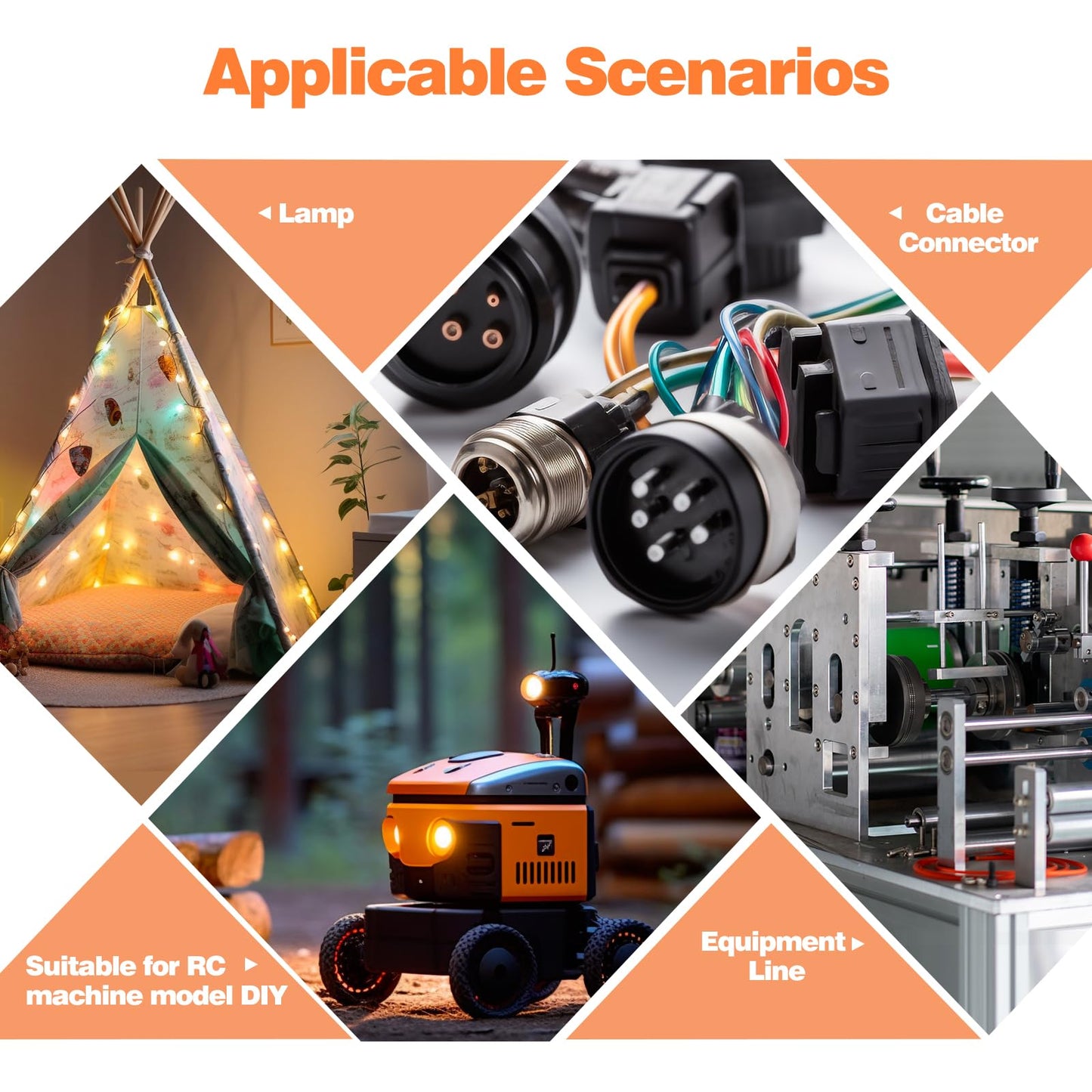 26 awg Wire,26 awg Silicone Electrical Wire -SCHDRA 26 Gauge Tinned Copper Wires(6 Colors 20ft Each Color)(OD: 1.5 mm),Stranded Wire-for Electronics, DIY Projects, Automotive Wiring