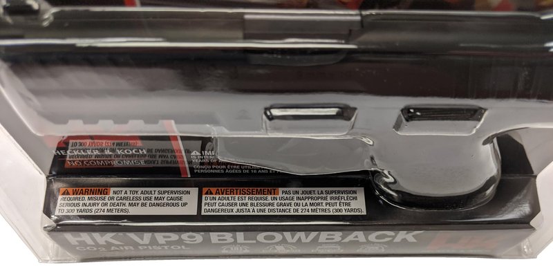 Umarex HK Heckler & Koch VP9 Blowback .177 Caliber BB Gun Air Pistol, HK VP9 Air Pistol