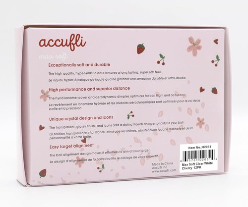 ACCUFLI Max Soft Golf Balls - Premium Performance for Enhanced Distance & Control