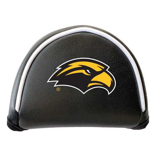 Team Golf NCAA Southern Mississippi Putter Cover - Mallet (Color) - Printed, Fits Most Mallet Putters, Easily Slips on and Secures With Velcro Closure