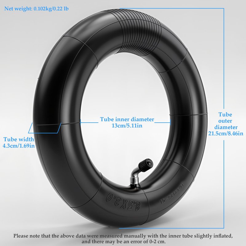 GLDYTIMES 50/75-6.1 Scooter Tire, 8.5 x 2.0 Upgrade Size 8.5x3.0 Inner Tube Fit for Hiboy S2~Gotrax GXL V2/XR/Apex XL~Hover 1~Dualtron Mini~Zero 9 Electric Scooter Wheel, 8.5 Inch 8 1/2x2 (50-134)