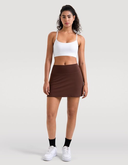 Colorfulkoala Dreamlux Skirts - High Rise Athletic Golf & Tennis Skorts with Pockets for Women