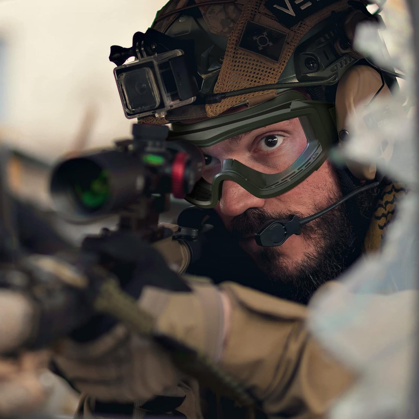 Xaegistac Tactical Airsoft Goggles - Anti-Fog Military Safety Glasses for Shooting & Hunting