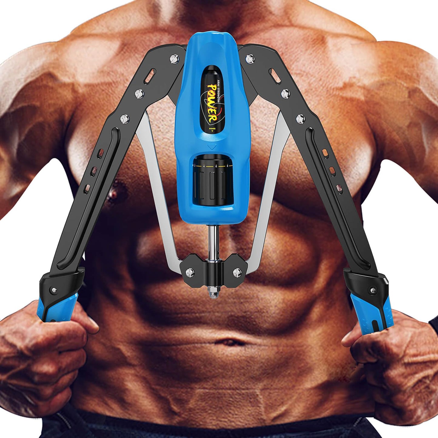 Tepemccu Twister Arm Exerciser - Adjustable 22-440lbs Hydraulic Power Twister, Home Chest Expander for Arm Exercise and Shoulder Muscle Training Fitness Equipment