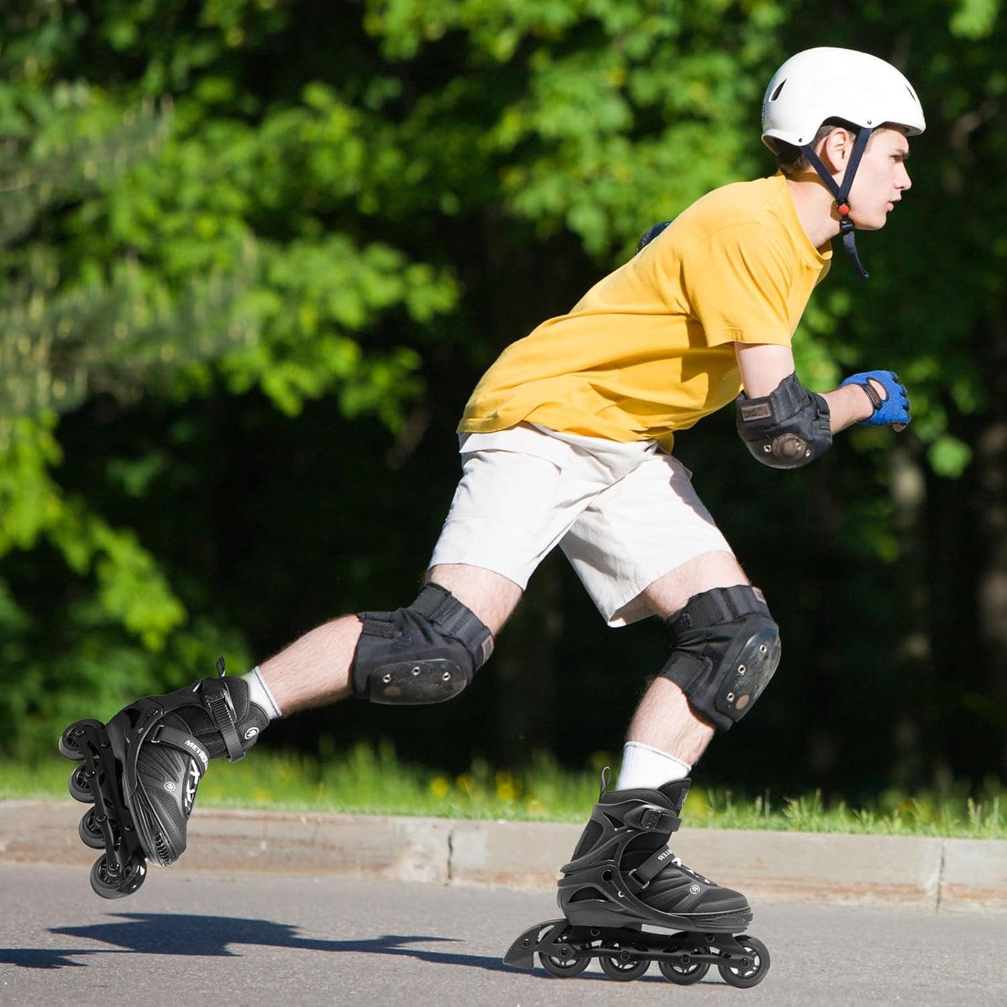 Metroller Adjustable Inline Skates for Men and Women - Perfect for Teens and Adults | Comfortable Fit