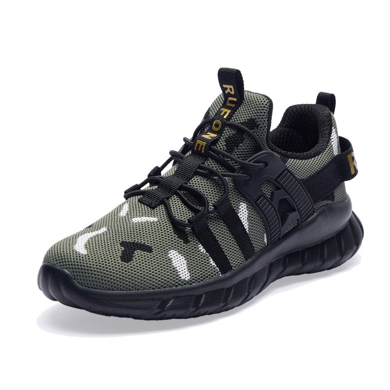 MJQ Kids Tennis Shoes for Boys Girls Lightweight Breathable Sneakers Running Athletic Shoes for Toddler/Little Kid/Big Kid Camouflage