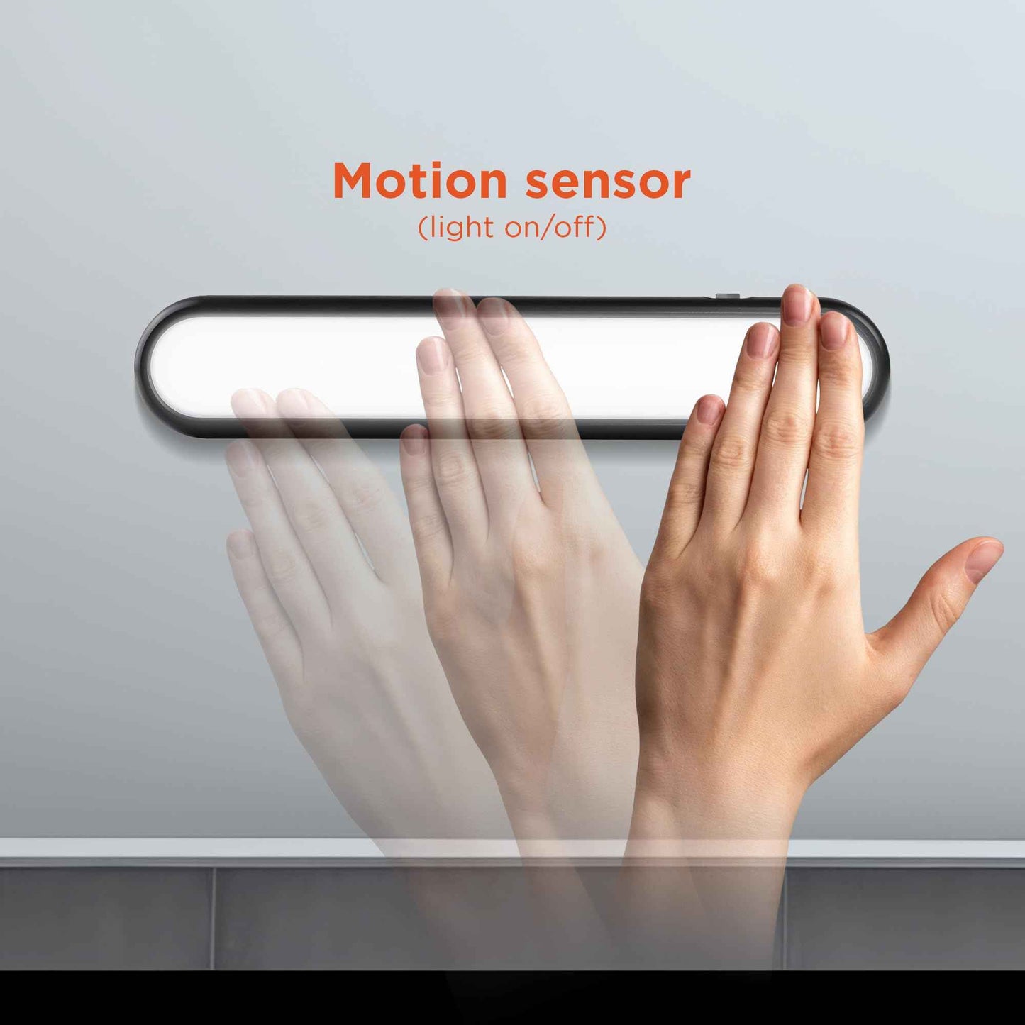 BLACK+DECKER 2-Pack 160LM LED Light Bars, Touchless Motion Sensor, Magnetic Mount, Powered with AAA Batteries, Slim and Portable Design to Brighten Indoor Rooms, Closets, Garages, Shelving (2-Pack)