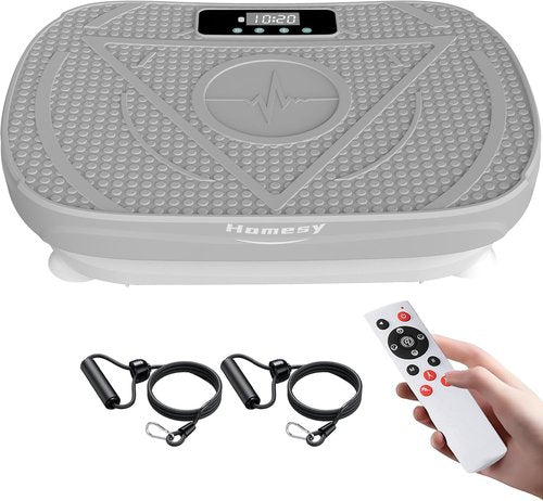 Homesy Vibration Plate Exercise Machine - Full Body Shaking Workout for Lymphatic Drainage & Weight Loss