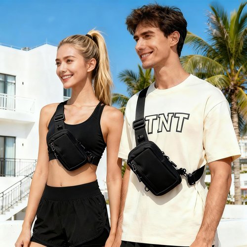 GORELAX Compact Crossbody Sling Bag - Versatile Chest Pack for Men & Women | Ideal for Running & Travel