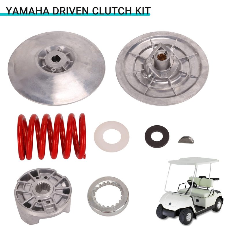 10L0L Golf Carts Secondary Driven Clutch Kit for Yamaha G2 G8 G9 G11 G14 G16 G20 G21 G22 G28 4-Cycle Gas Golf Cart 1985-2007 JN6-G6270-00,J55-G6270-01 JN6-G6271-02