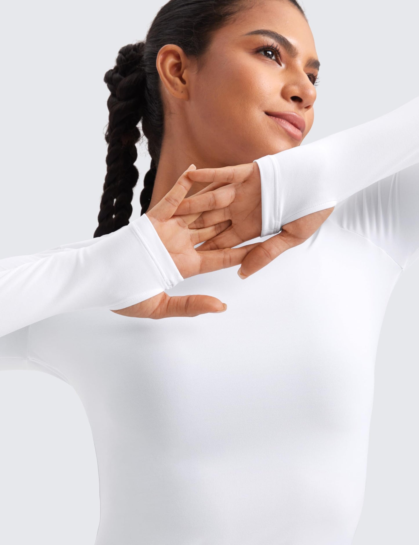 CRZ YOGA Cloudweight Crewneck Top White Medium