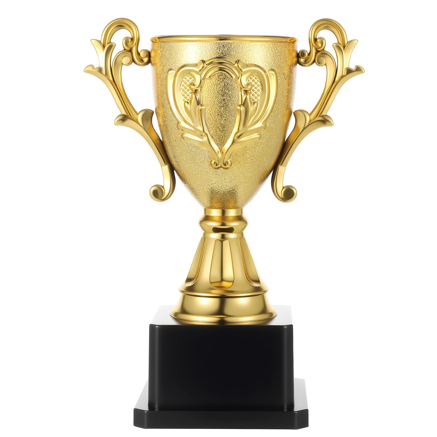 Exircy Plastic Gold Trophy Cup, Golden Trophies Trophy Cup for Sports Footabll Competition Tournaments Party