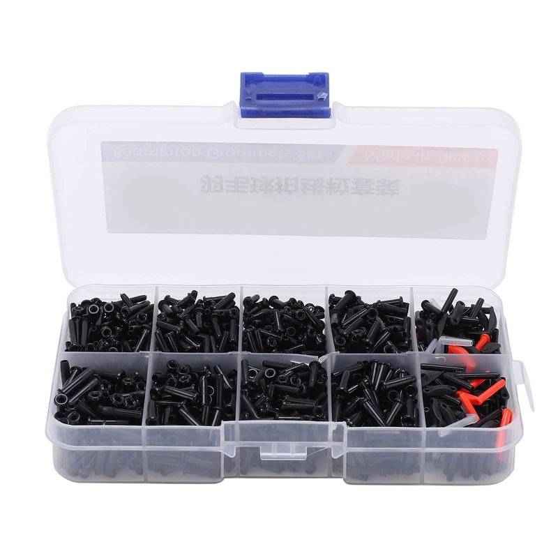 Badminton String Protector, Nylon Badminton Accessory Portable Racket Replacement Badminton Grommets Tool for Badminton Repair