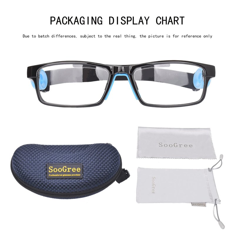 SooGree Squash Goggles, Racquetball Goggles, Safety Glasses for Womens Men, Windproof Outdoor Eyewear, Baseball Running Sports Cycling Goggles