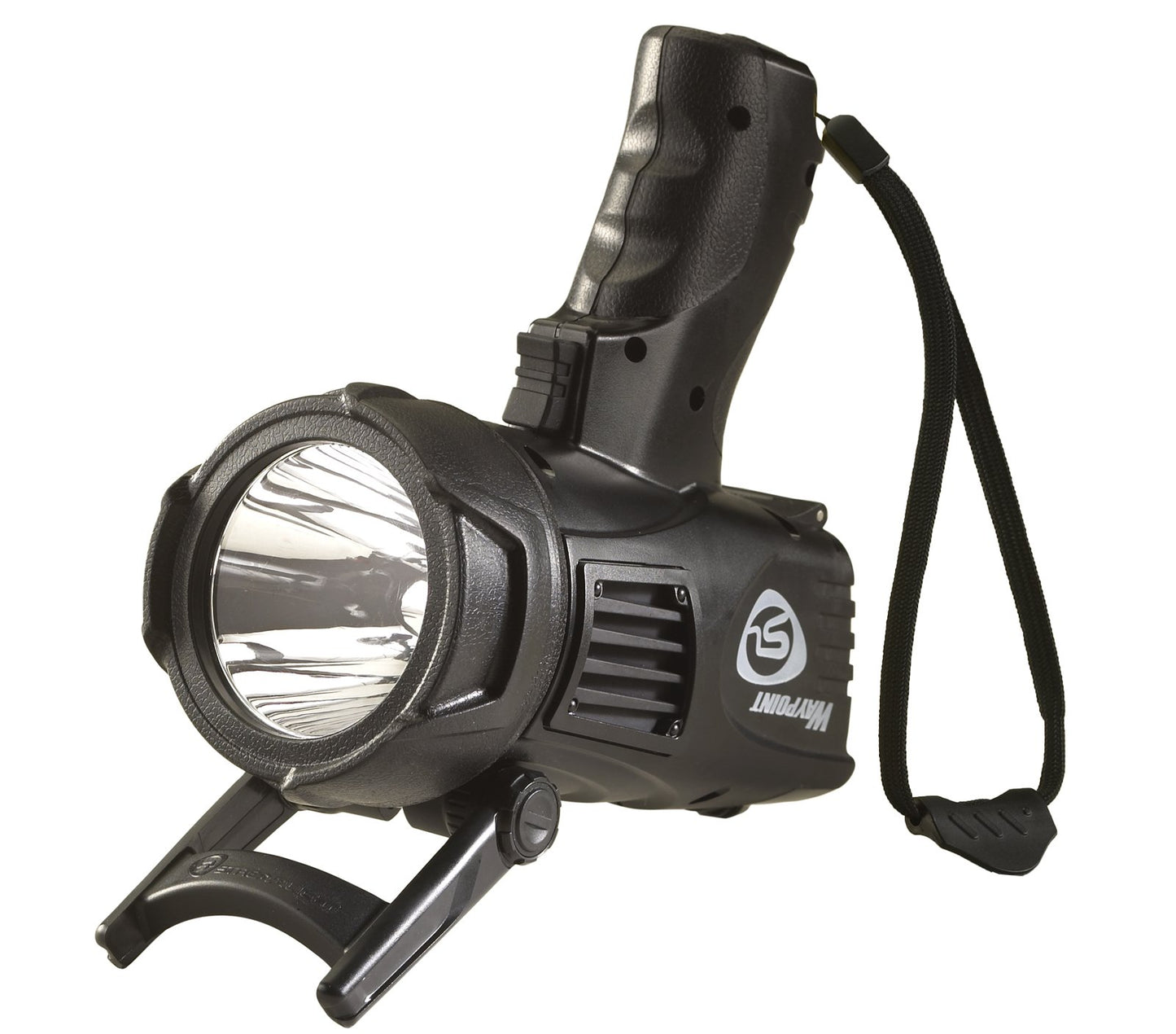 Streamlight 44902 WayPoint 500-Lumen 100,000-Candela Handheld LED Spotlight for Outdoor, Marine, and Emergency Use, Easy-Open Box, Black