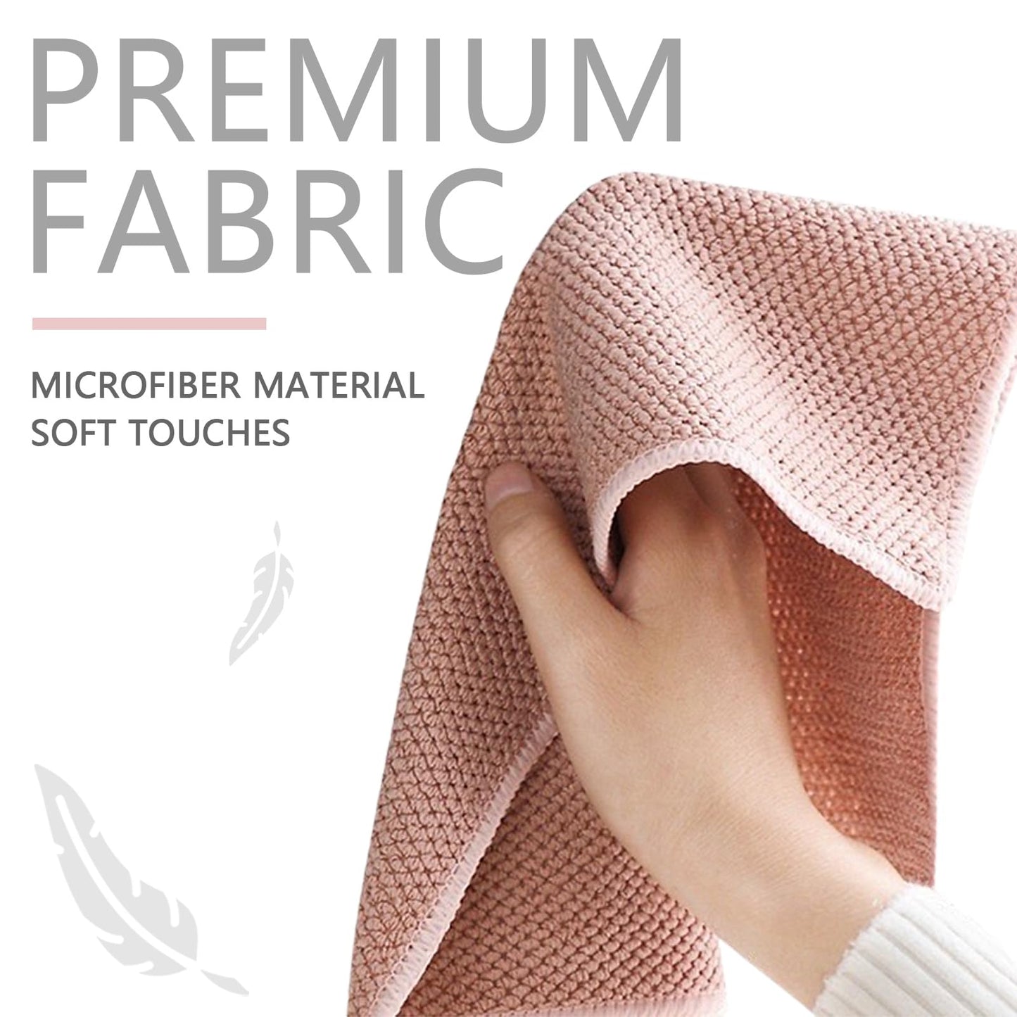 Cnyobvi 12Pack Barista Towels, Barista Microfiber Cloths, Coffee Cleaning Accessories for Espresso Machine, Steam Wand, Countertop,12”x12”