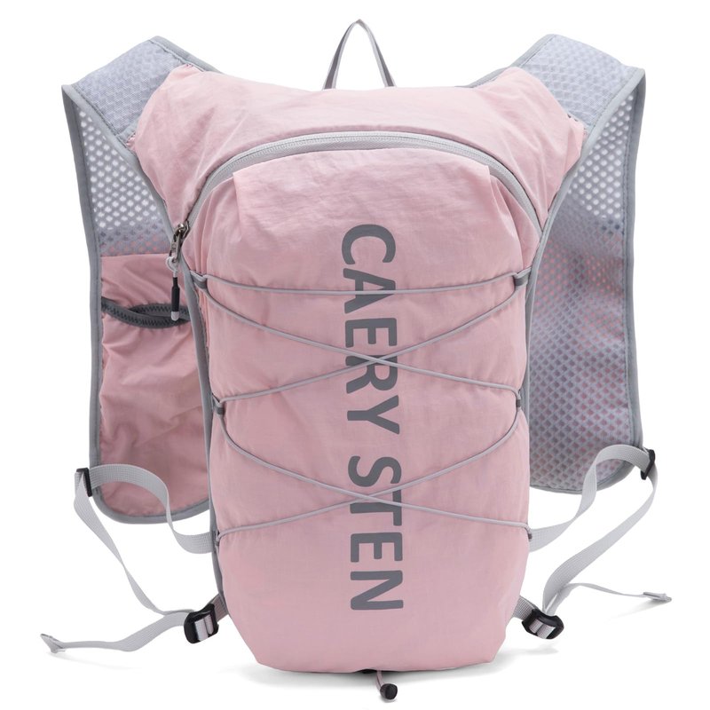 Carey STEN Hydrated Backpack, Running Vest, paired with a 1.5L Water Bag Hiking Backpack, Suitable for Running, Hiking, Marathon, and Both Men and Women (Pink, 1)