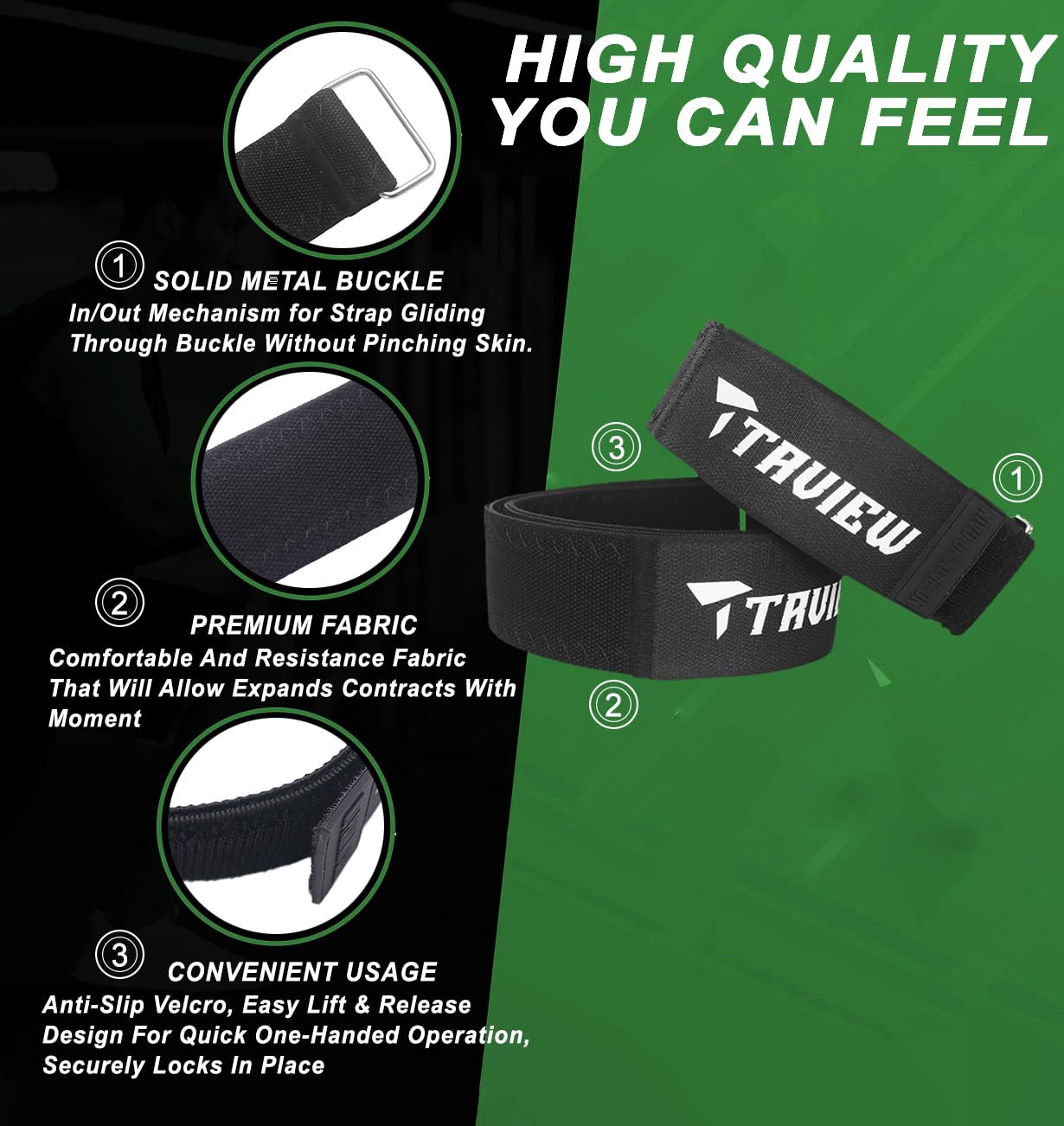 Occlusion Bands for Women Glutes & Hip Building, Blood Flow Restriction Bands BFR Bundle Booty Bands, Best Fabric Resistance Bands for Exercising Your Butt, Squat, Thigh, Fitness