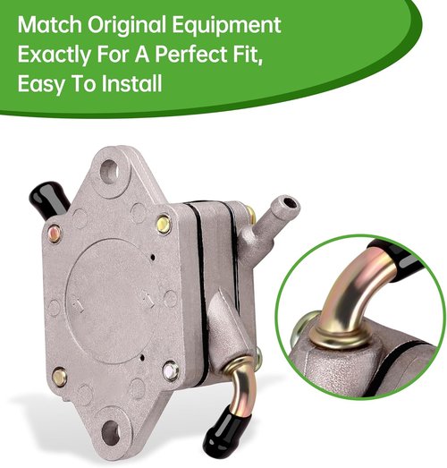 10L0L Golf Cart Fuel Pump for Club Car DS Precedent 1984-up Gas with 290FE 350FE Kawasaki Golf Cart Engine, Gas Pump Impulse Kit 1014523 1014524 S 5136 FP002
