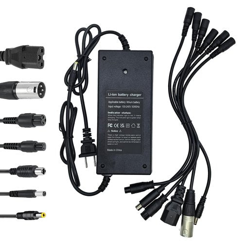 (7 Plugs) 54.6V 3A Fast Charger for,for Razor, Jetson, Voyage, gotrax, ninebot, Lectric XP 2.0 3.0, Magnum, RadRunner RadRover, Himiway Cruiser, Aventon, Ecotric, Sondors 48V 13S Lithium Batteries