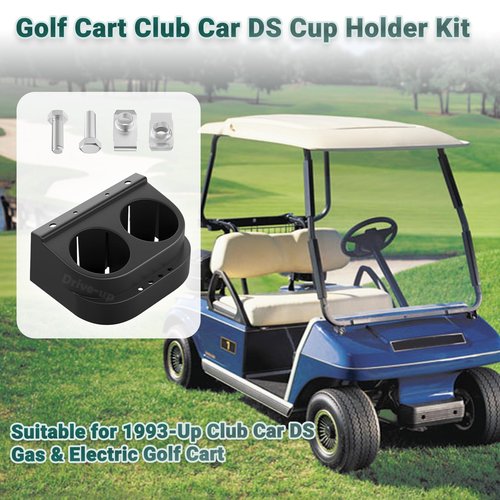 DRIVE UP Club Car DS Cup Holder for Club Car DS 1993-Up Golf Carts, OEM 1016811 101708301