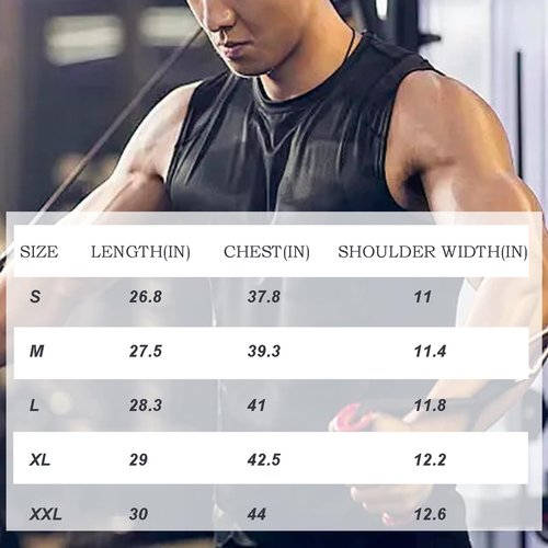 WXUP HOPS Men’s Sleeveless Performance Workout Tank Top - Moisture-Wicking & Quick Dry Gym Muscle Shirt for Running Fitness Basketball Outdoor Sports (Black1, S)