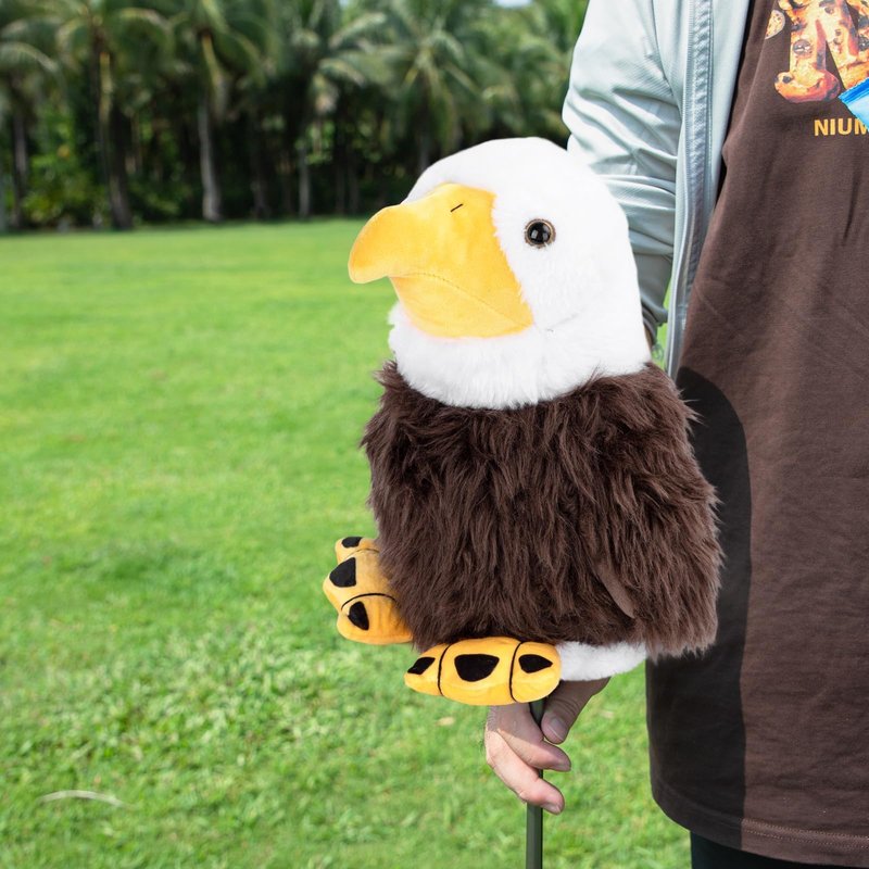 Montela Golf Club Head Cover Golf Club Covers Driver Headcover Funny Animal Golf Head Cover for Driver 460CC Golf Driver Cover Fit Taylormade Titleist D2 D3 917 Callaway Epic Ping (Eagle)