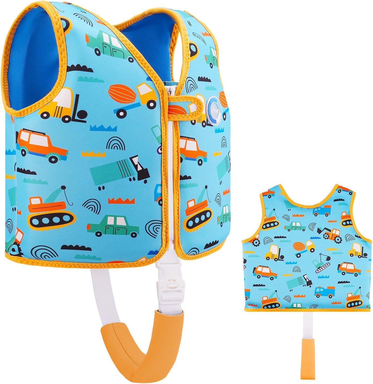 Skiennix Kids Swim Vest - Neoprene Swim Trainer with Crotch Strap for Ages 1-9 | Adjustable Straps for Boys & Girls